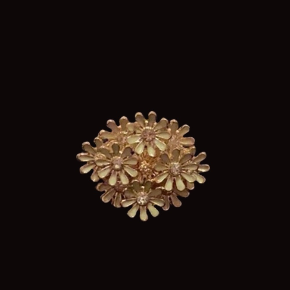 Flower Shaped Statement Ring - image 1